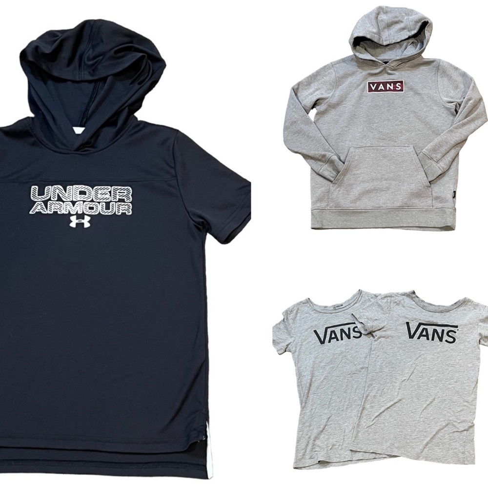 Girls VANS  Under Armour shirts hoodie SMALL